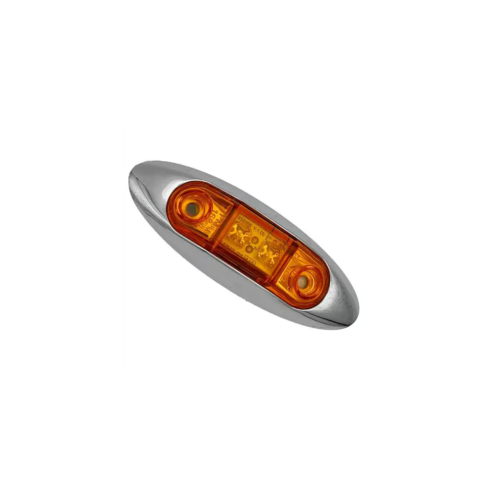 Oblong Reflex LED Marker Light - Amber - RVDL931